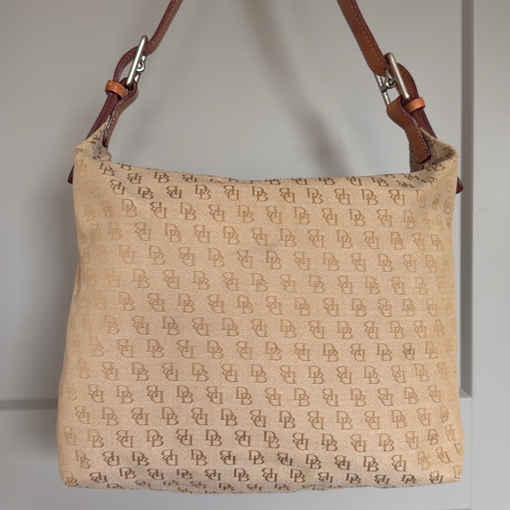 Dooney and Bourke signature canvas satchel